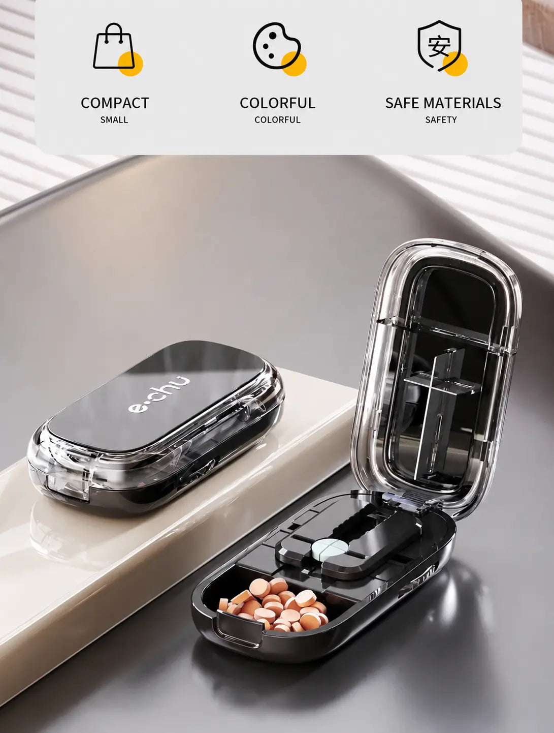Smart Pill Box — Cut, Store & Dispense